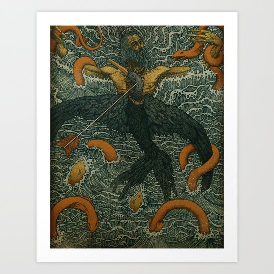 Albatross. Art Print