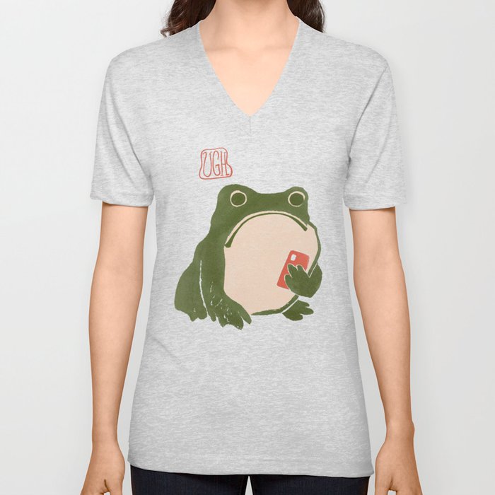 Ugh Matsumoto Hoji Frog V Neck T Shirt