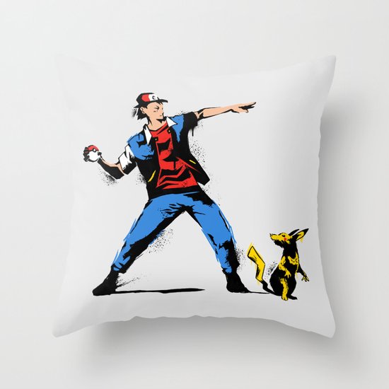 Gotta Catch em all Throw Pillow