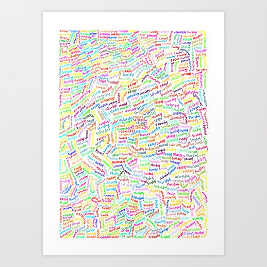 (500) DAYS OF SUMMER Art Print