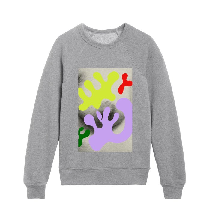 Shape Play (Close up) Kids Crewneck