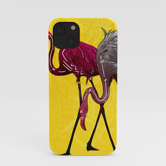 The Flamingo Gang iPhone Case