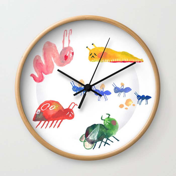 Bugs' picnic Wall Clock