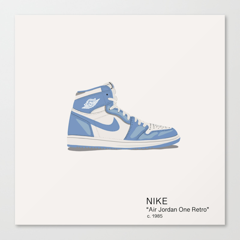 Jordan 1 canvas art clearance