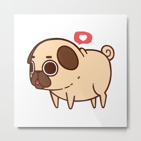 Puglie Heart Metal Print