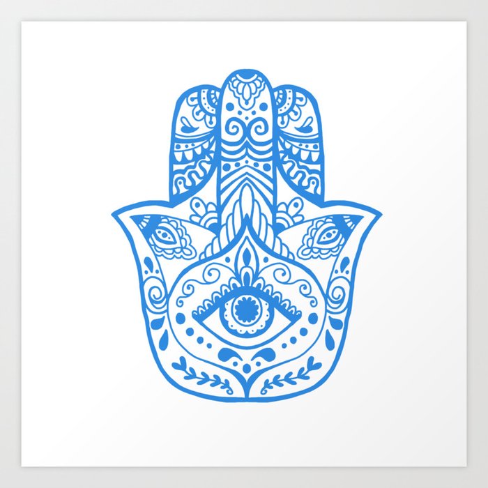 hamsa hand pattern