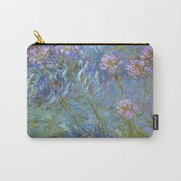 Agapanthus by Claude Monet Carry-All Pouch