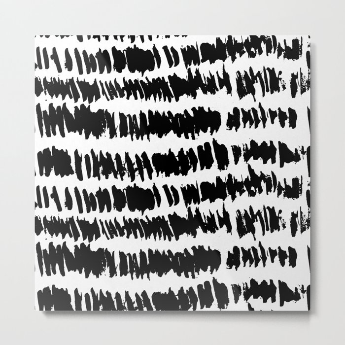 Modern Paint Stripe Metal Print