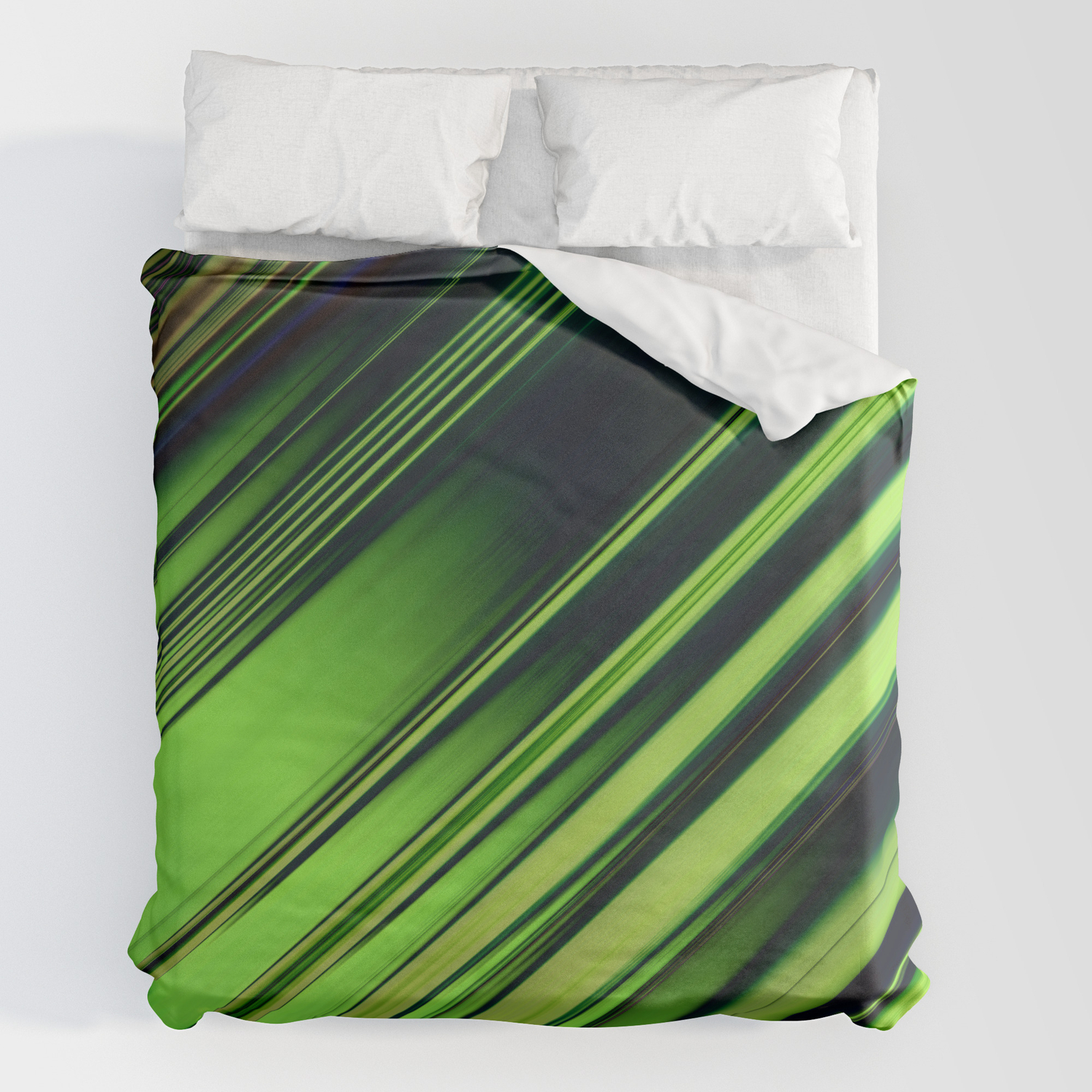 Black Duvet Cover By Lyle Hatch Society6, Green And Black Duvet Cover