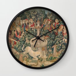 The Hunt of the Unicorn Wall Clock