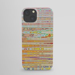 Distorted Abstract Pattern iPhone Case