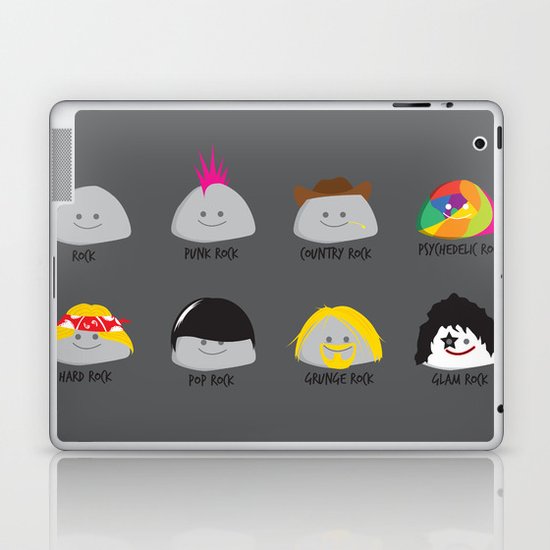 Rock tee rock!! Laptop & iPad Skin