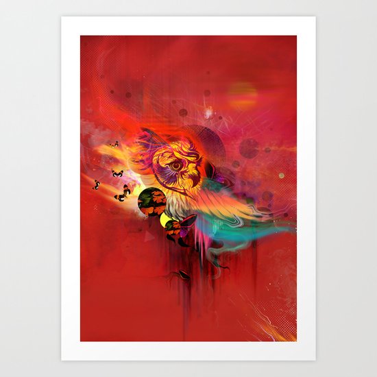 Uncaged Art Print