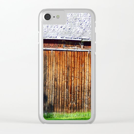 Open Barn Door Clear iPhone Case