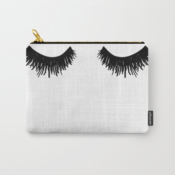 Eyelashes Lashes Art Carry-All Pouch