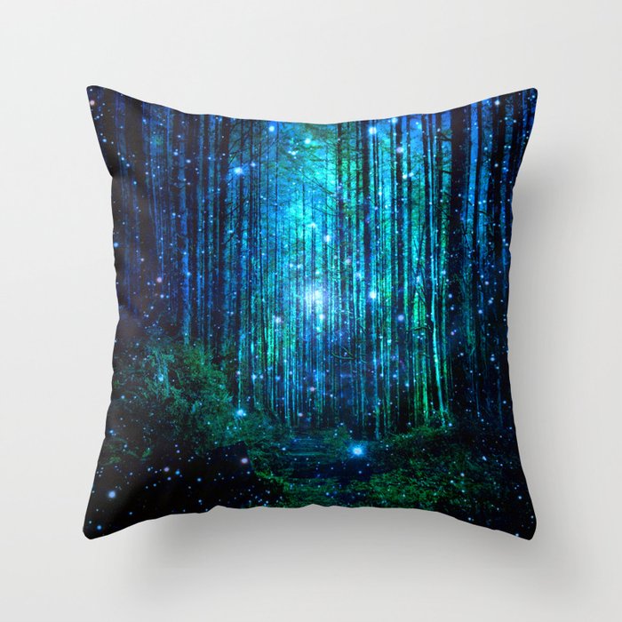 magical path Throw Pillow