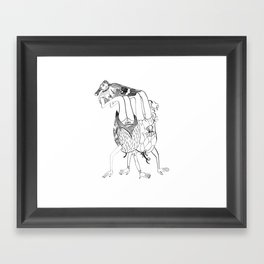 Party Animals Framed Art Print