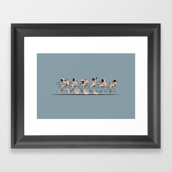 The Great Lunar Cycle Framed Art Print