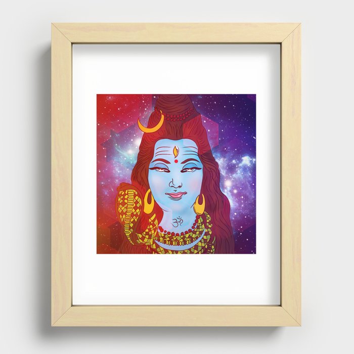 Shiva ‘the auspicious one’ Recessed Framed Print