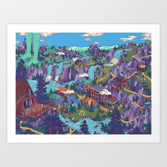 Try Not to Step on Anything This Time Art Print