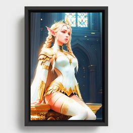 Elven Princess Framed Canvas
