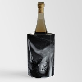 0062FV2 Charcoal Nude Girl | Black & White Wine Chiller