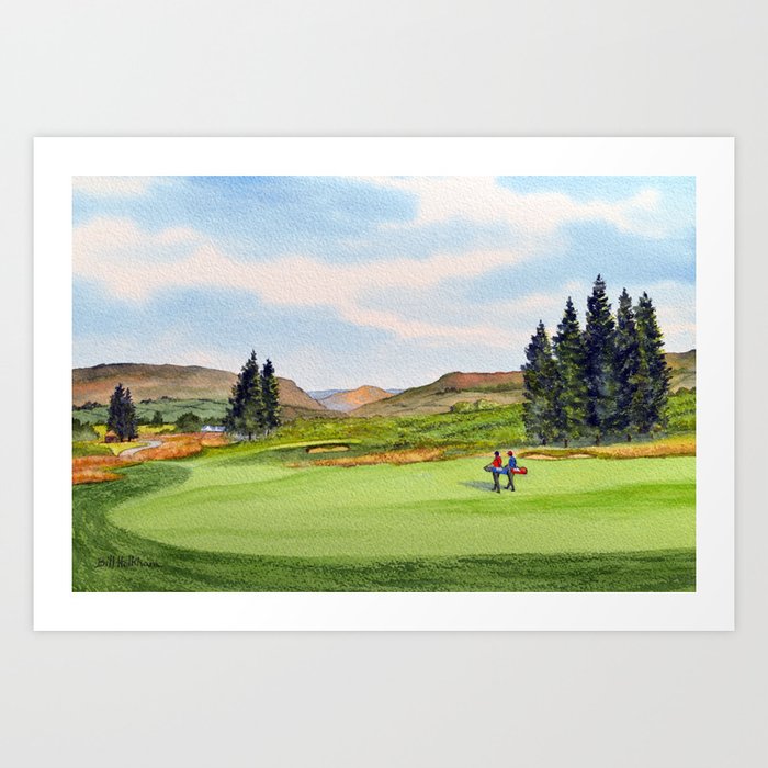 PGA  Centenary Gleneagles Scotland Art Print