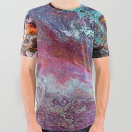 Fire Stone All Over Graphic Tee