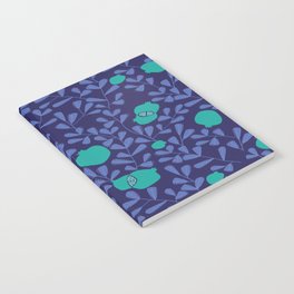 Teal Pomegranate Notebook