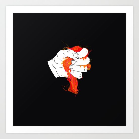 MELTING 2 Art Print