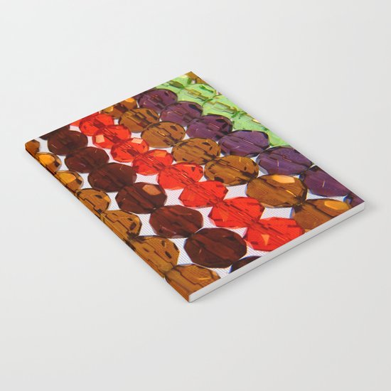 Purty Crystal Beads 2 Notebook