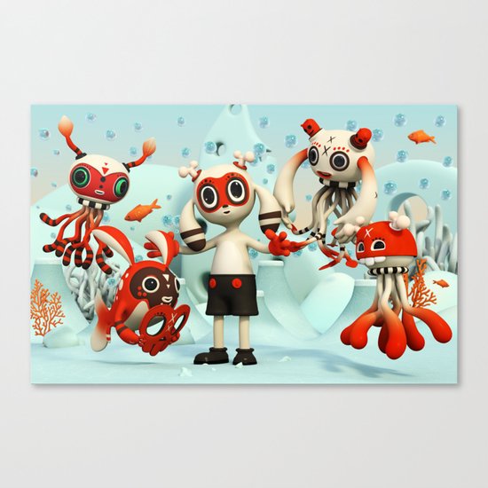 Walter's Imaginarium Canvas Print