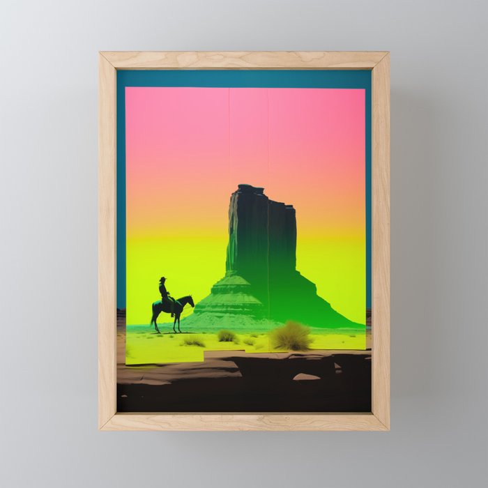 Neon West - S4 - 04 Framed Mini Art Print