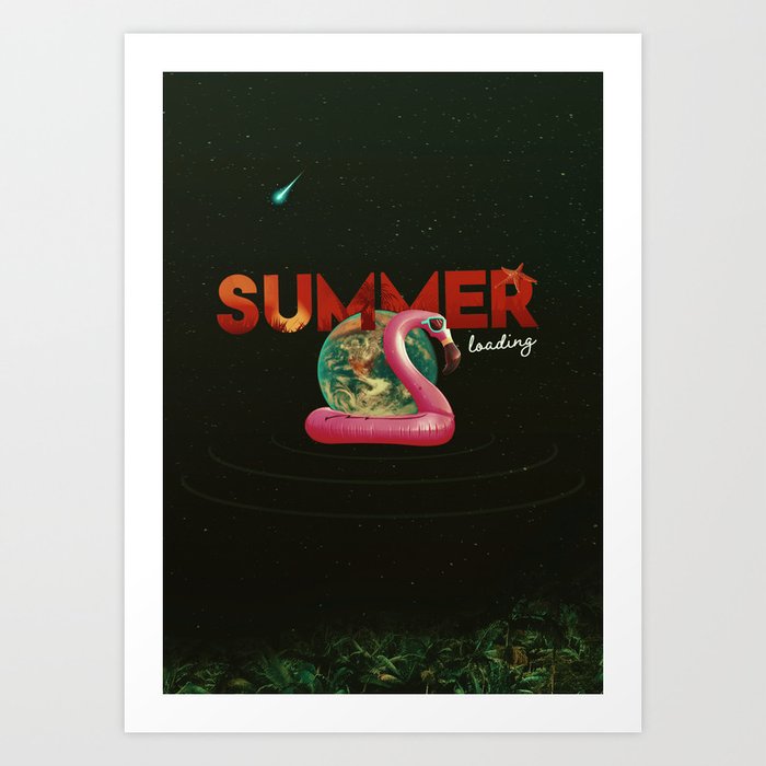 Summer Loading Art Print