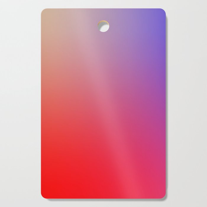 80  Rainbow Gradient Colour Palette 220506 Aura Ombre Valourine Digital Minimalist Art Cutting Board
