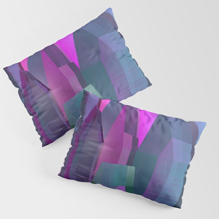 village made of glass -1- Pillow Sham