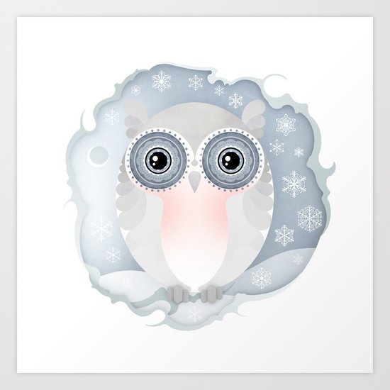 Snowy Owl Art Print