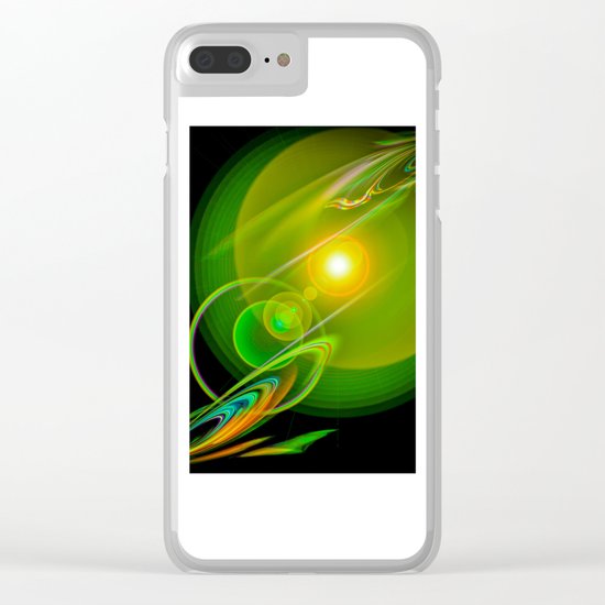 Abstract Perfection 58 Clear iPhone Case