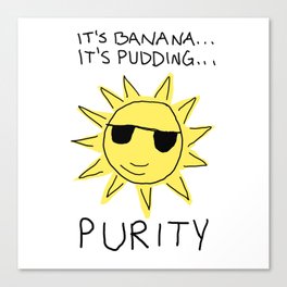banana pudding Canvas Print