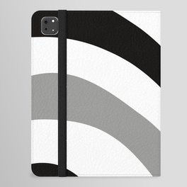 Black & White Retro Summer Wave #1 #minimal #decor #art #society6 iPad Folio Case