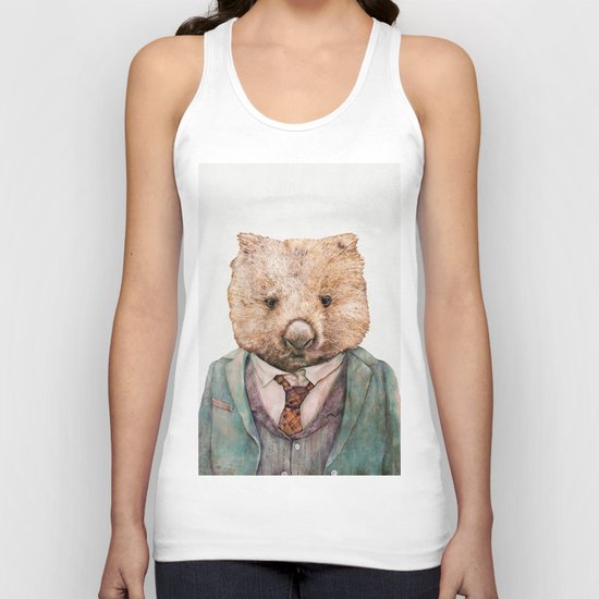 Wombat Unisex Tank Top