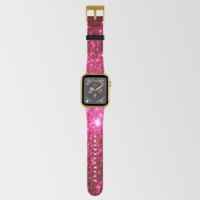 Pink glitter deals apple watch band