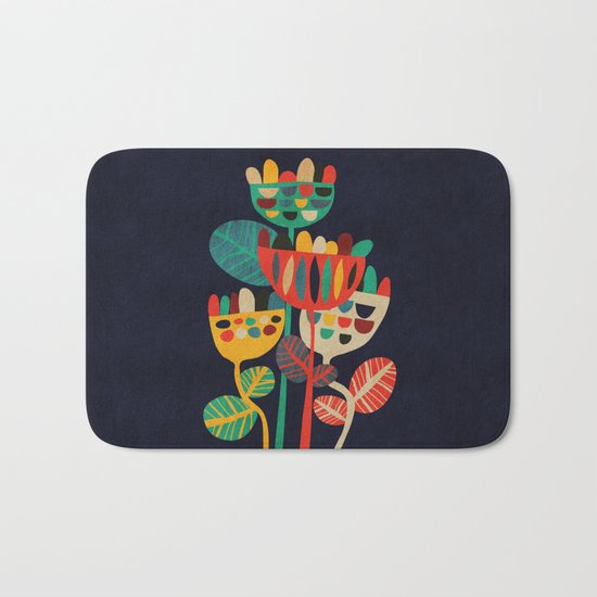 Wild Flowers Bath Mat