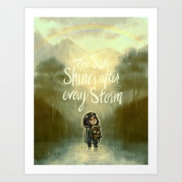 End of the Storm Art Print