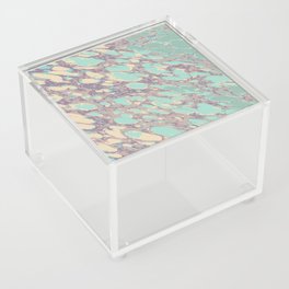 Boho mineral colored pattern pastel colors Acrylic Box
