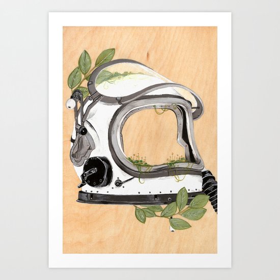 Ground control to Major Tom Art Print