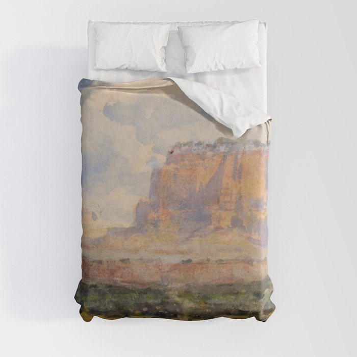 The Enchanted Mesa Duvet Cover