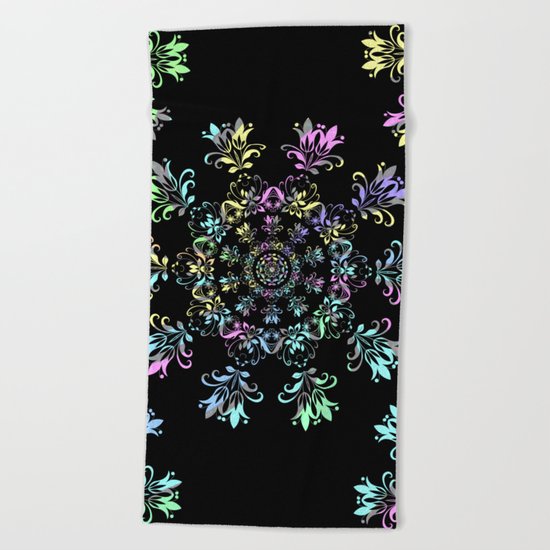 Flora Bohemia Beach Towel