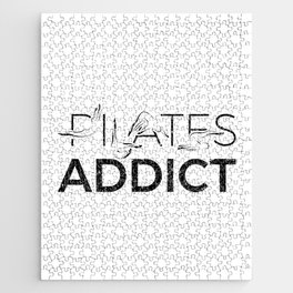 Pilates poses in PILATES word Jigsaw Puzzle