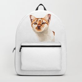 Suprised Ginger Cat Backpack